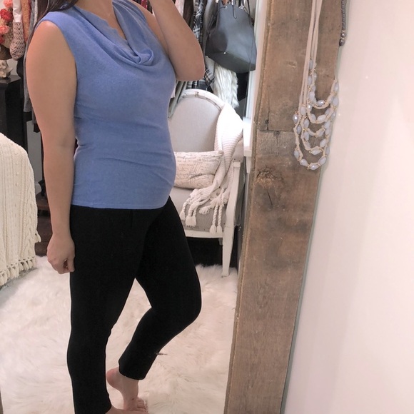 Michael Stars one size purple sleeveless top - Picture 2 of 4